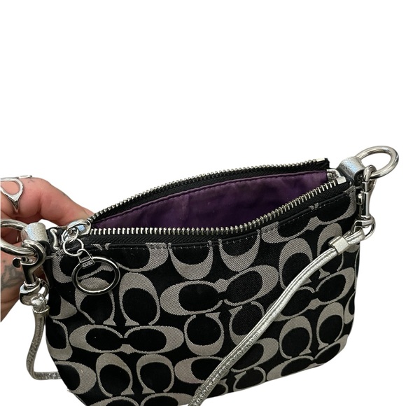 Coach Poppy Signature Pleated Crossbody Bag | Vintage Y2K - Picture 11 of 13